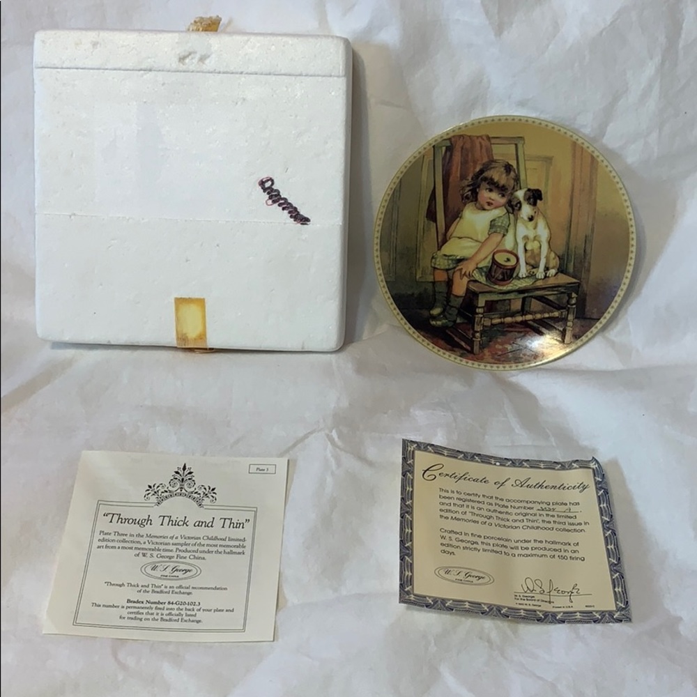 PLATE #3 Through Thick And Thin Of Childhood Collector Plate NEW - Picture 8 of 8